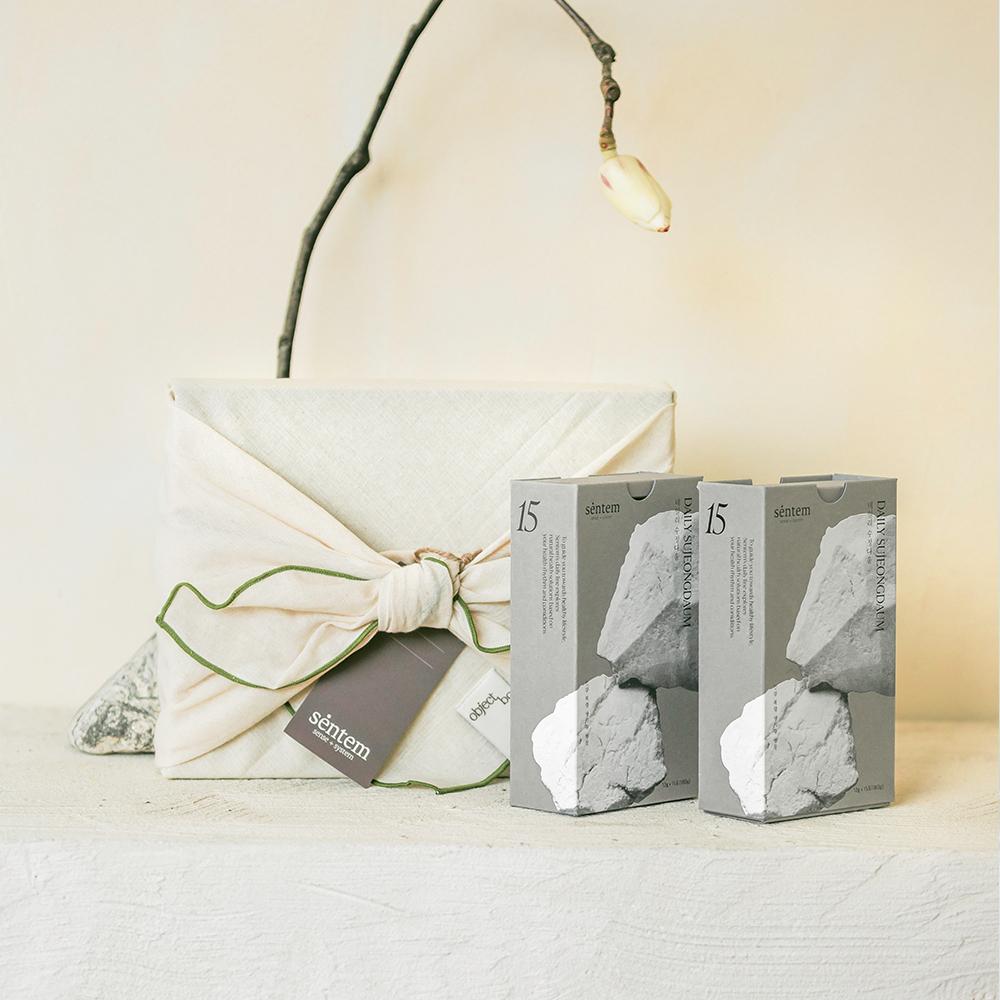 Набор Scentem Sujeongdaum (пакеты 12гх30) (запас на 30 дней) (Выбирайте между базовым вариантом и обертыванием упаковочной бумагой.)