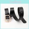 Simple Pu Womens Belt With Metal Pin Buckle For Office Casual And Daily Use