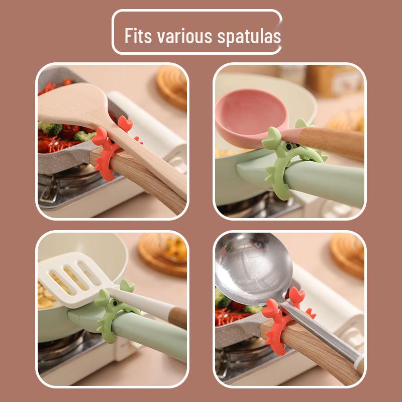Силиконовый держатель для кухонных принадлежностей и подставка с защитой от проливания