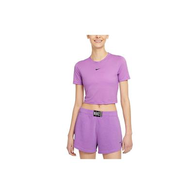 Спортивная тренировка обрезанная футболка для шеи женские топы DD1329-591