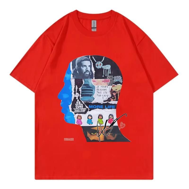Rapper Drake Album Merch Graphic T Shirts Men Women Clothing Harajuku Hip Hop T-shirts Summer Casual Comfort T-shirt Streetwear