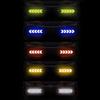 10Pcs Car for Arrow Reflective Stickers Safety Warning Reflector Decorative Strips Universal Exterior