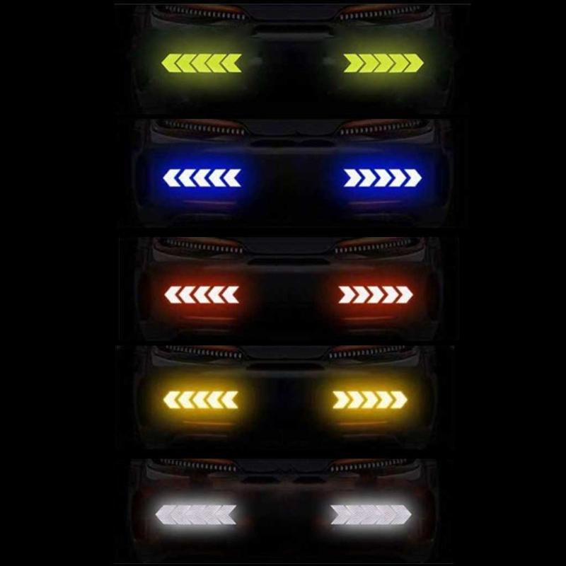 Универсальные предупреждающие наклейки на кузов автомобиля, светоотражающие полосы, клейкие