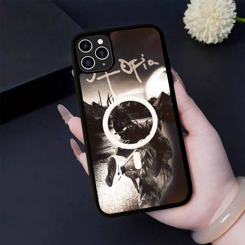 T-Travis S-ScottS Singer For IPhone 17 Air 16 E 15 14 13 12 11 Pro Max Plus PC Shock TPU Cover For Magsafe Phone Cover