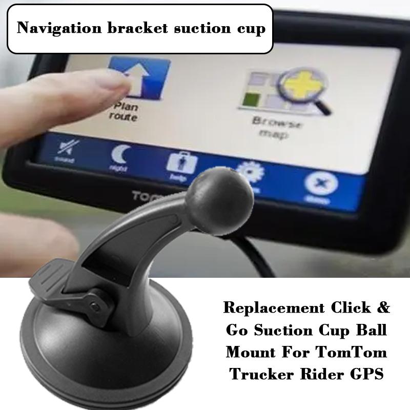 1Pc GPS Bracket For TomTom Go Professional 620 Trucker 500 Rider Navigation Stand Replacement Click Suction Cup Ball Mount