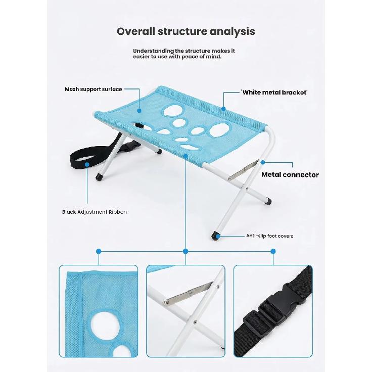 Foldable Pet Grooming Bath Stand Hammock Helper Dog Cat Nail Trimming Ear Cleaning Support Frame Anti-slip Pet Washing Restraint