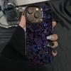 Фиолетовый цветок на темном фоне Чехол для iPhone 16 Pro Max/15 Pro/14/13/12