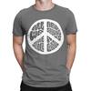 Classic Novelty 100 Cotton Tshirt Peace Tees Tops For Unisex