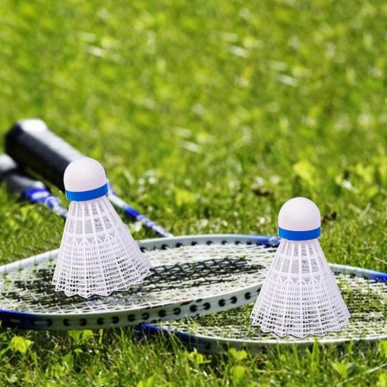 6 шт. в упаковке нейлоновых воланов для бадминтона, воланы из нейлона, мячи для бадминтона для тренировок в помещении и на открытом воздухе