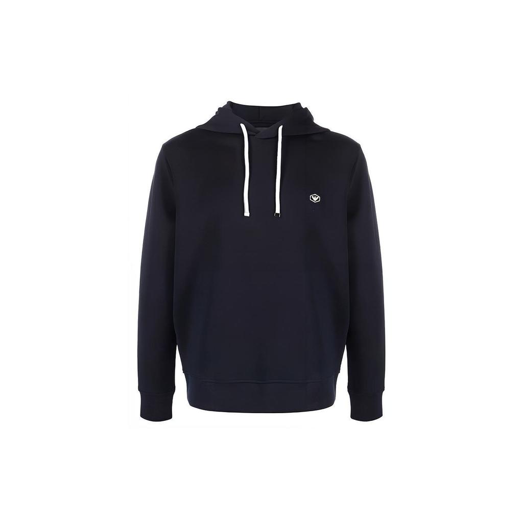 Emporio Armani Худи однотонное с логотипом Мужские худи Темно-синий 8N1MD01JHSZ0920