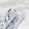 Прозрачный чехол для телефона с фиолетовым цветком для IPhone 18 13 11 12 Pro X XR XS Max 7 8 Plus 5 6s Plus, противоударный, из мягкого силикона
