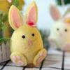 Пасхальный цыпленок Кролик Фетровые Разноцветные Ручной работы Кукла для Весенней Пасхальной Вечеринки Мини-Пасхальные Украшения для Елки