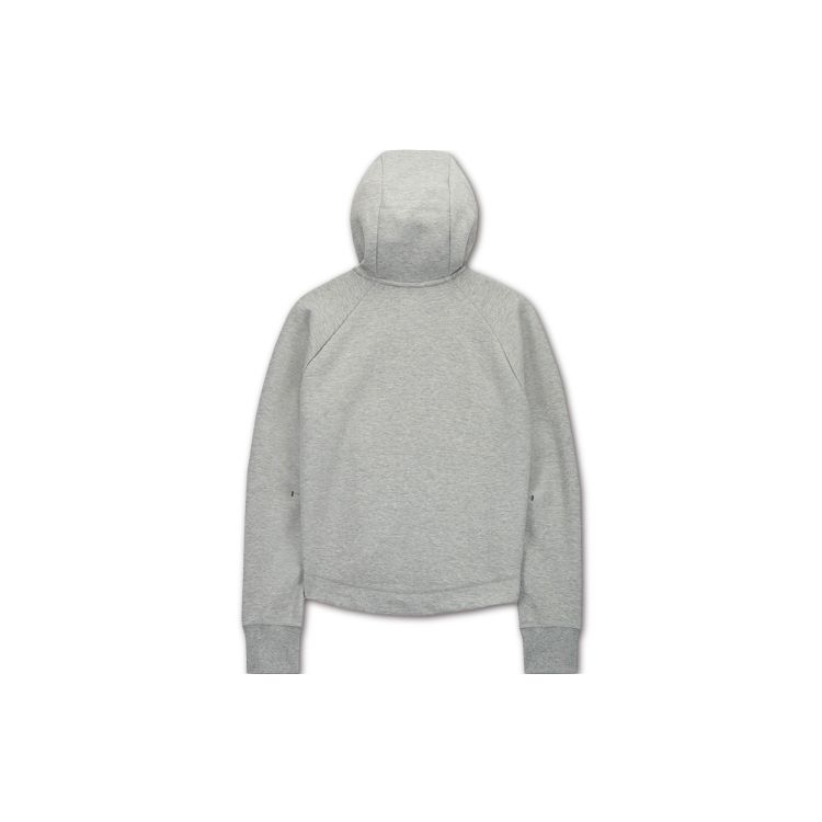 Nike Спортивная толстовка с капюшоном Tech Fleece Windrunner на молнии Темно-серый меланж Черный Для женщин CW4299-063
