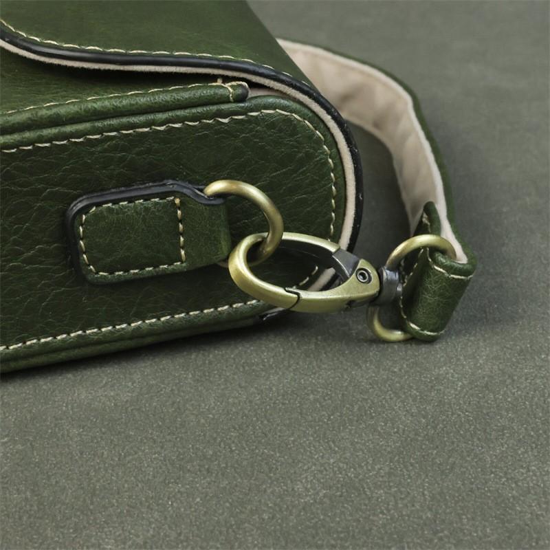 Slim PU Camera Case Sony ZV-1 Mark II Canon SX730 HS SX740 Panasonic TZ99 ZS110 Compact Digital Cameras Shoulder Bag