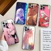 Чехол для телефона Zero Two Animation DARLING In The FRANXX для IPhone 17 Air 16 15 14 13 Pro Max 11 12 Черный силиконовый чехол