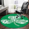 Boston Sports Icons Round Rug for Livingroom,Bedroom, Palyroom, Chair Rug, Area rug, Circle Carpet, Large Size Fan Christmas gift