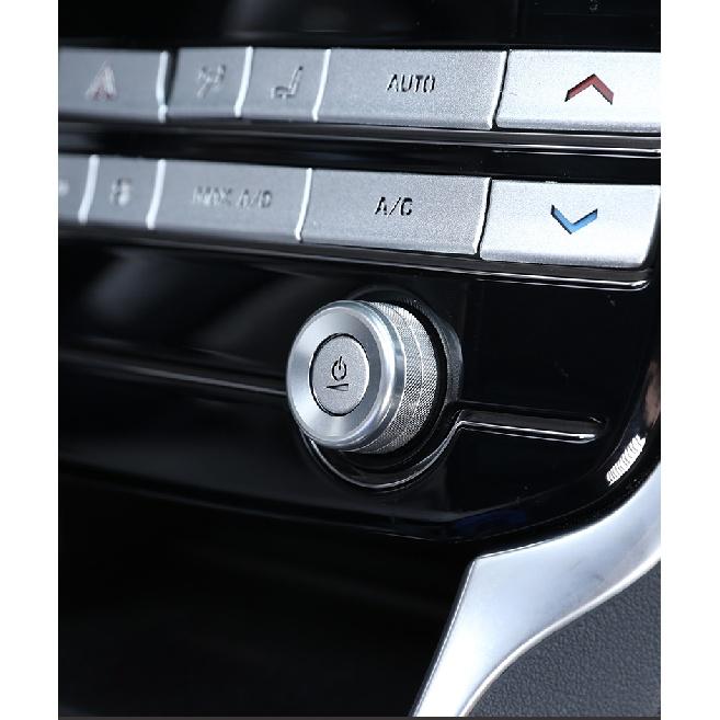 Aluminum Alloy Cover For Jaguar F-PACE XE XEL XF XFL 2016- Car Central Control Volume Adjustment Knob Ring Auto