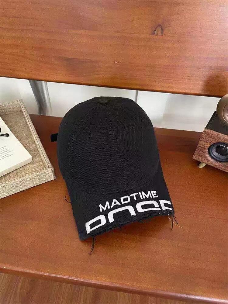 2025 новая бейсболка с короткими полями и вышитой окантовкой женская универсальная стираная старая кепка мужская Ван Анью Чао