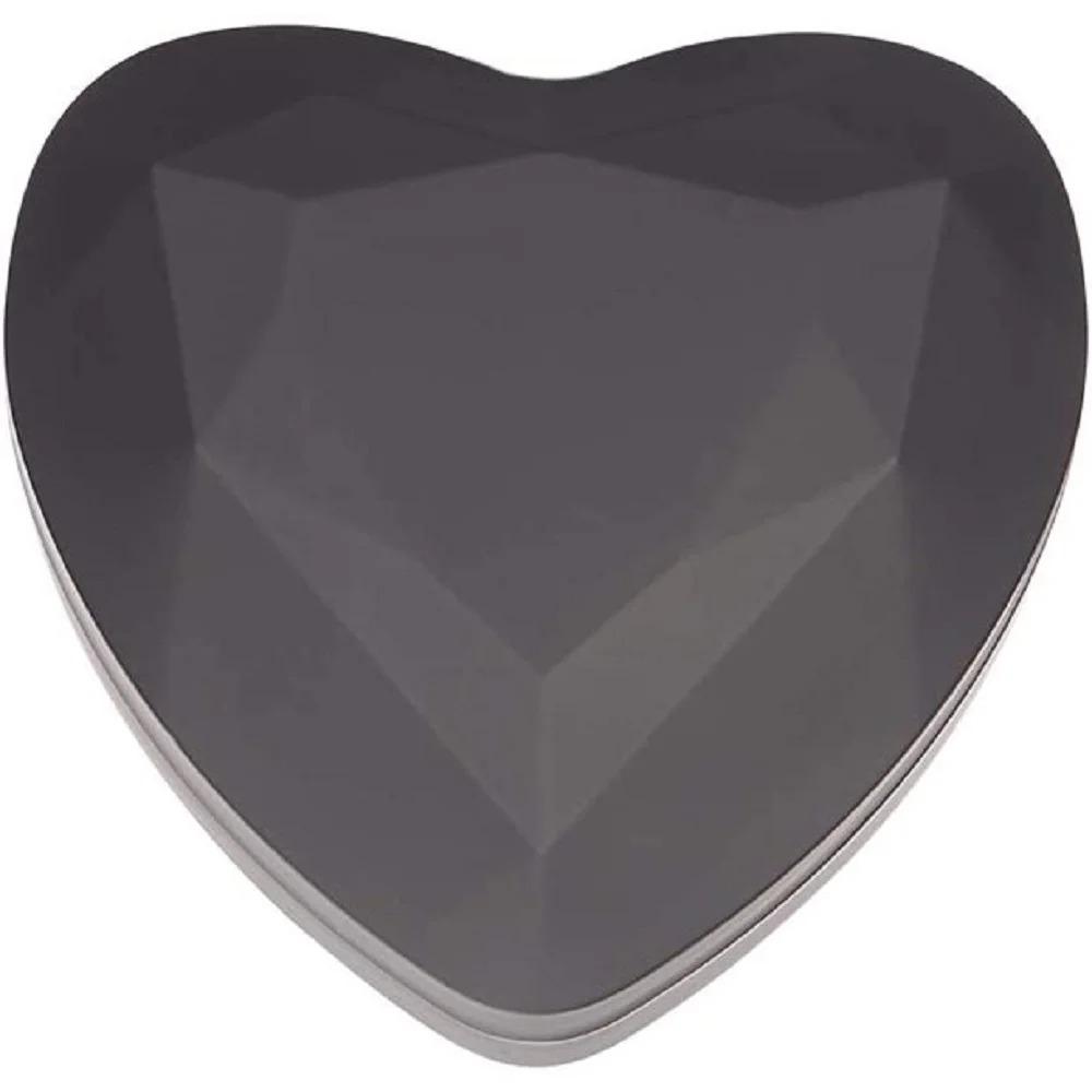 A heart-shaped ring gift box with LED light, a velvet earring jewelry box with light