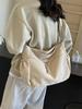 Универсальная большая корейская сумка-тоут для женщин Весна/Лето 2025 - Повседневная и стильная тканевая сумка для студентов