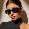Small Rectangle Women Sun Glasses Men Shades Retro Square Black Sunglasses Luxury Glasses White Decoration Eyewear