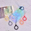 Finger Ring Anti-Lost Universal Phone Short Lanyard Silicone Pendant Ring Strap