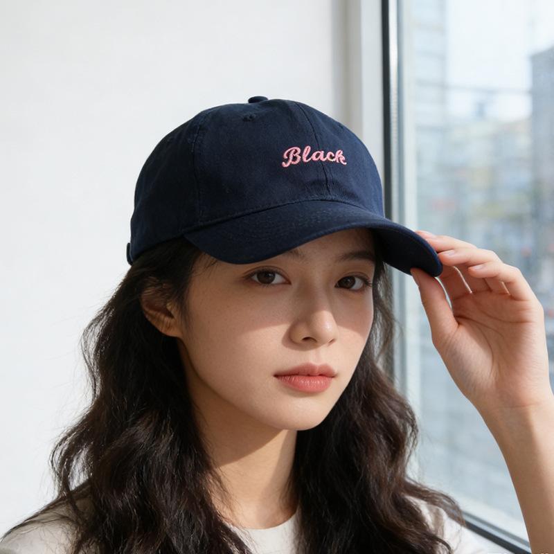 Baseball cap Spring and autumn women's casual sunscreen cap Simple face small sun visor