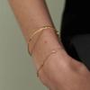 Sprout Bracelet (S) (3 cognac diamond)