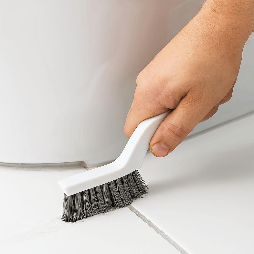 2Pcs Hard Bristle Crevice Cleaning Brush Plastic Tile Gap Brush Floor Seam Brush Kitchen Gadgets