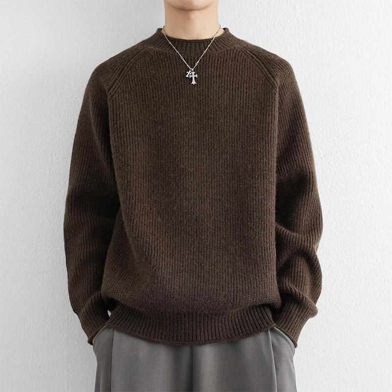 Pierre Cardin Мужской вязаный пуловер с круглым вырезом