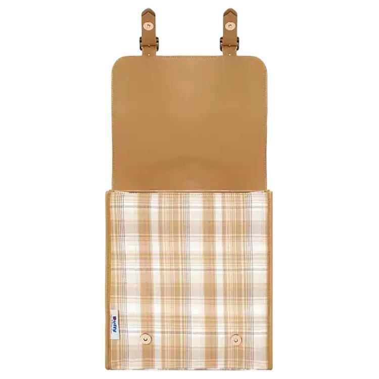 Disney College Style Duffy Magnetic Closure Fabric Backpack Women backpack Brown 400060409964