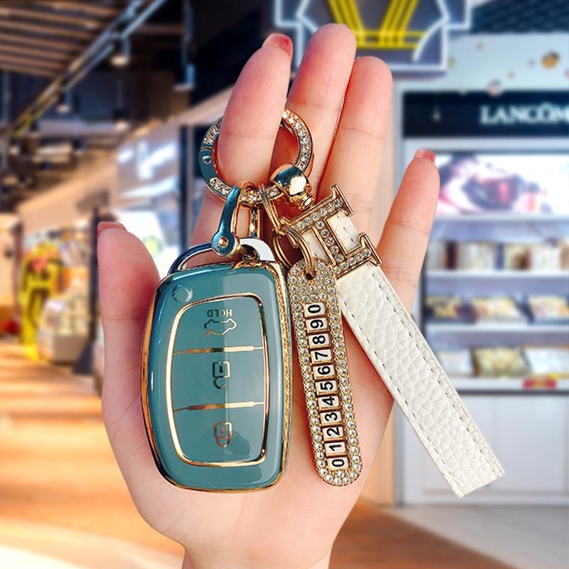 Унисекс чехол для ключей для Hyundai ix35, Elantra, Tucson, Mistra и Sonata