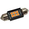 Светодиодная лампа C5W SV8.5 12-24V CANBUS 36 мм - Оранжевый Off-Road