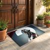 Floor Mat Soft Flannel Rug Non-Slip Absorbent Mat for Bathroom Bedroom Home Decor D-Destiny