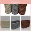 Wicker Toilet With Basket Paper Lid For Bathroom Storage Multipurpose Decorative Holder For Closet Elegant Styles