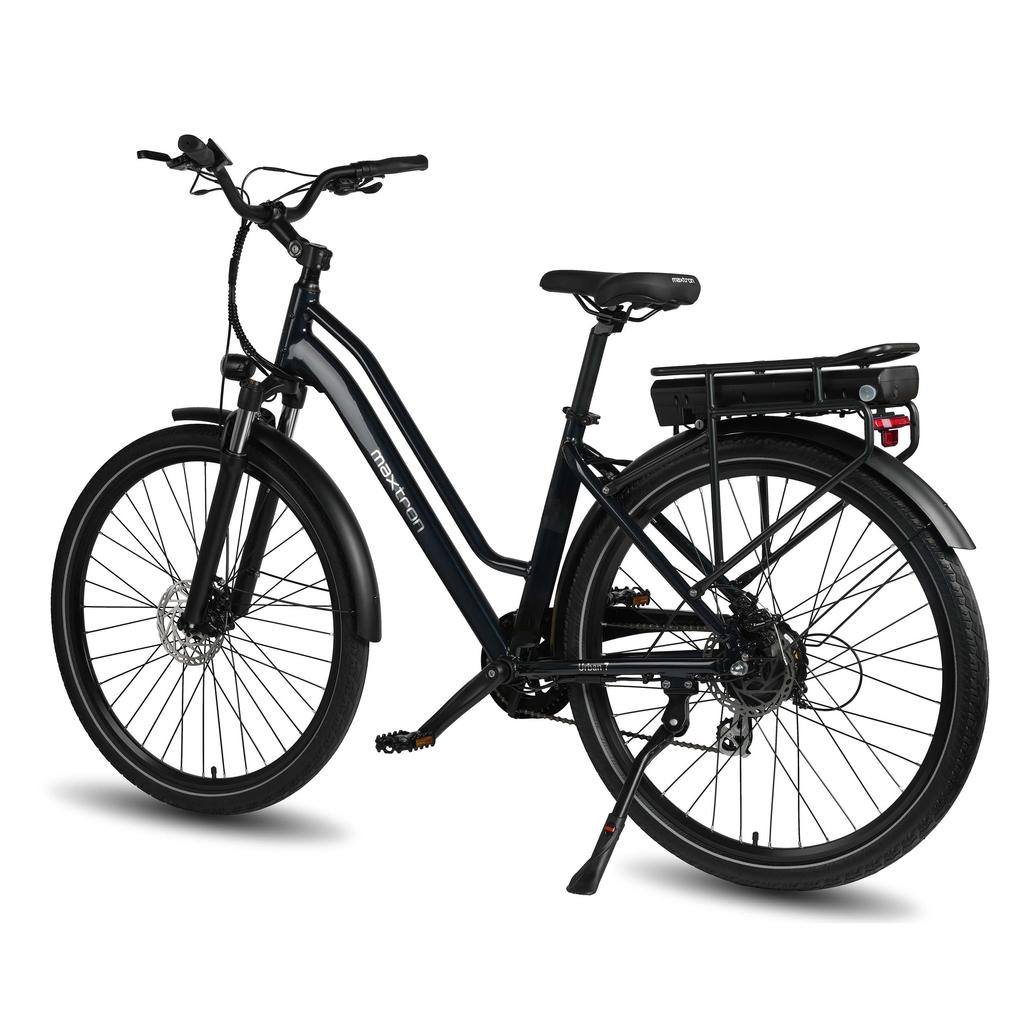 MAXTRON urban7 36В 12,8Ач Городской электрический велосипед, колеса 27,5 дюйма, мощность 250 Вт, максимальный запас хода до 60 км.