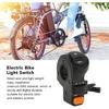 Electric Bike Light Switch, 3 in 1 Ebike Spotlight Headlight On Off Lightweight Universal Control Tuning Horn Signal Light Switch for Electric