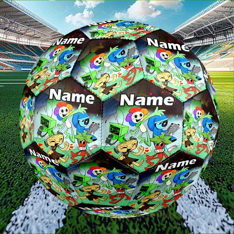 Custom Name Personalized Dandy's World Print Size 5 Soccer Ball Training & Match Football, for Team, Kicking, Gift for Football