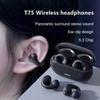 Новые оригинальные беспроводные наушники Bluetooth 5.3 T75 с костной проводимостью, спортивные наушники HiFi, водонепроницаемая гарнитура TWS