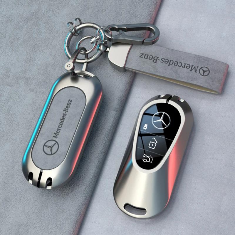 OQA4 For Mercedes Benz 2021 C /S Class W223 W206 S350L S400L S450L S500L TPU Car Key Case Cover Shell Protector