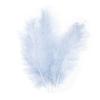 Down Feather, Light Blue, 10 - 15 Cm, 15 Pcs