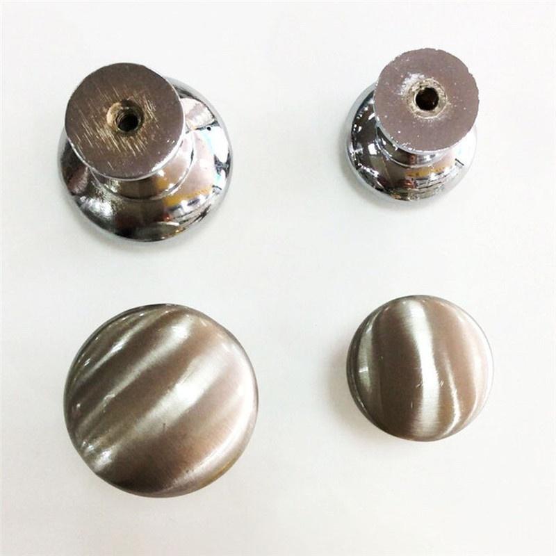 4 шт./8 шт./12 шт. хромированные металлические дверные ручки, ручки для ящика, кухонного шкафа, серебро