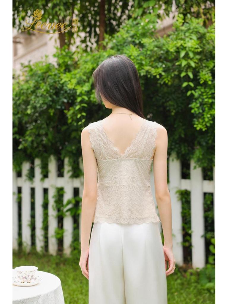 Кружевной бюстгальтер-майка Livi без косточек, питающий кожу, со съемными вкладышами - Универсальная майка 25031