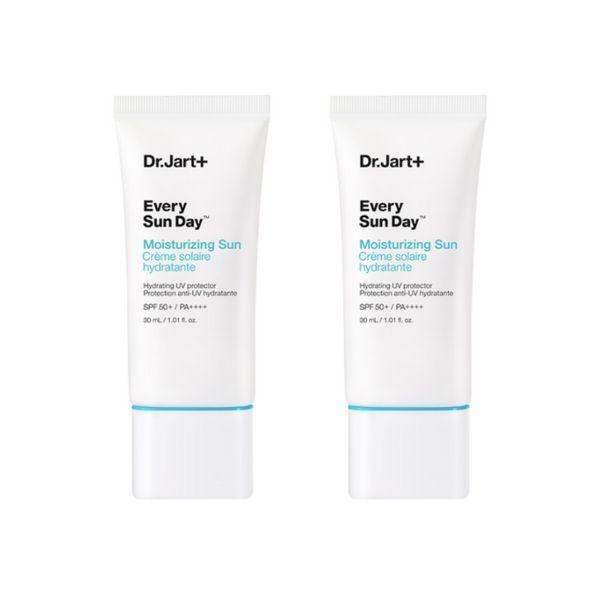 Доктор. Jart+ Every Sun Day Увлажняющий солнцезащитный крем SPF50+ PA++++ Солнцезащитный крем с увлажнением 30 мл x2
