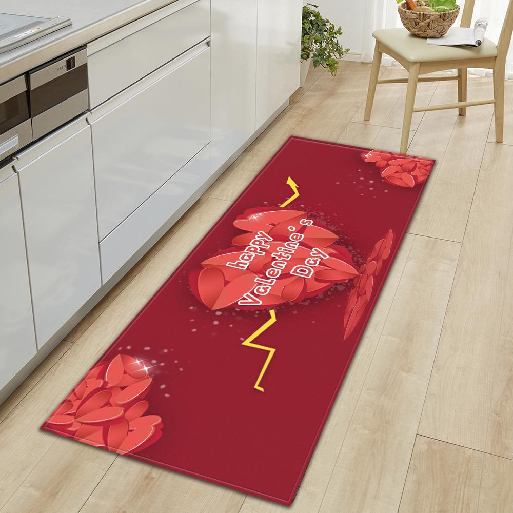 Kitchen Carpet Living Room Bedroom Floor Carpet Corridor Door Mat Door Bathroom Non-slip Floor Mat