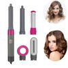 5-In-1 Hair Dryer Kit with 5 Attachments 600W Professional Electric Hair Styler Dryer Curling Straightening Brush Portable Travel Women Hair Styling