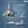 СУ-35 Масштаб 1/100 Пластиковый конструктор Модель военного самолета Истребитель Домашняя коллекция Детский Рождественский креативный подарок