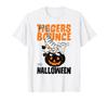 Disney Winnie the Pooh Halloween Tigger Bounce Outline T-Shirt
