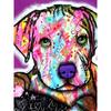 5D DIY Diamond Painting Dog Full Round Diamond Embroidery Animal Mosaic Rhinestone Kit Decor For Home