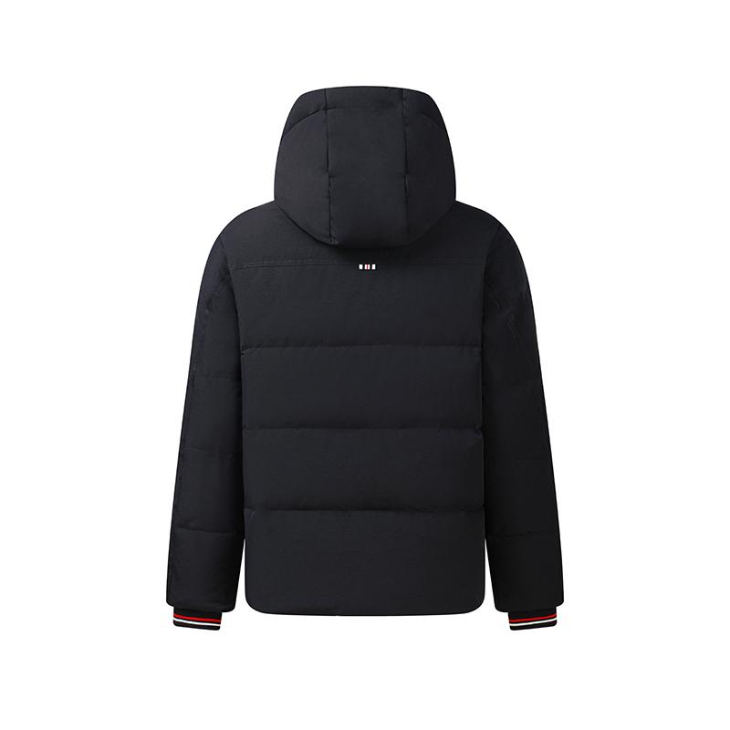 Men's FILA Down Jackets Men's Legend Blue Hooded (Detachable) Moderate Straight Fit